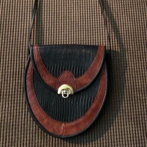 EUC. Italian leather crossbody bag.